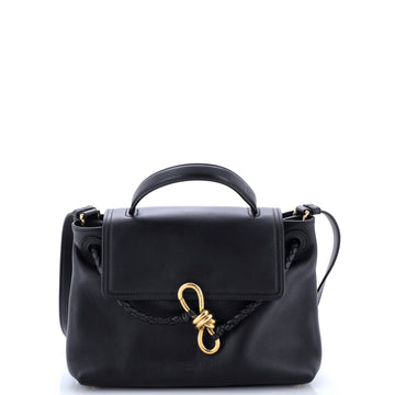 Bottega Veneta Ciao Ciao Top Handle Bag Leather with Intrecciato Detail Small