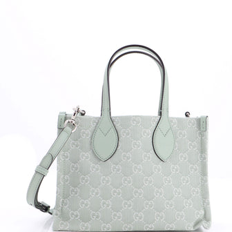 Gucci Ophidia Shopper Tote GG Denim Medium