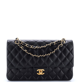 Chanel Classic Double Flap Bag Quilted Lambskin Medium