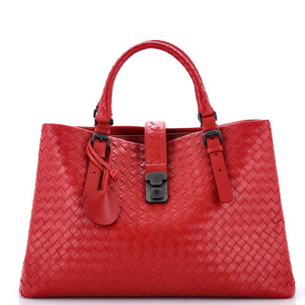 Bottega Veneta Roma Bag Intrecciato Nappa Medium