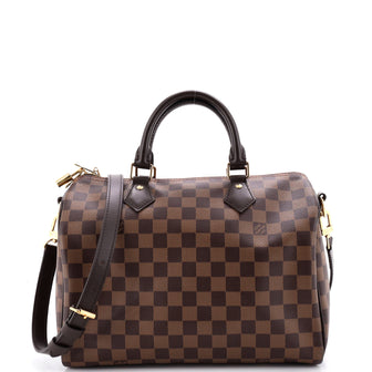 Louis Vuitton Speedy Bandouliere Bag Damier 30