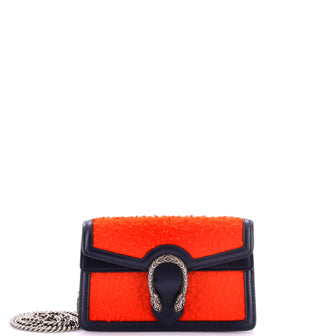 Gucci Dionysus Bag Wool and Leather Super Mini