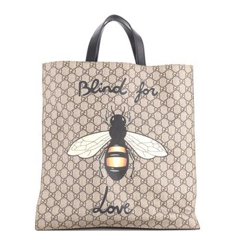 Gucci Convertible Soft Open Tote Printed GG Coated Canvas Tall