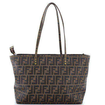 Fendi Roll Tote Zucca Coated Canvas Medium