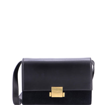Saint Laurent Bellechasse Shoulder Bag Suede and Leather Medium