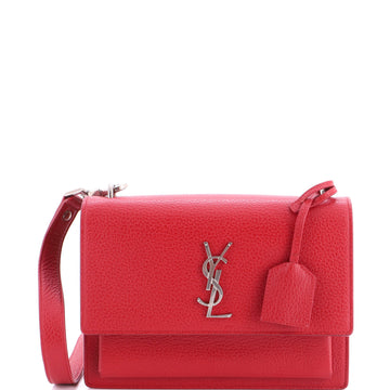 Saint Laurent Sunset Satchel Leather Medium