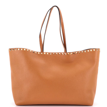 Valentino Garavani Rockstud Shopper Tote Leather Large