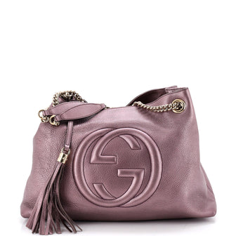 Gucci Soho Chain Strap Shoulder Bag Leather Medium