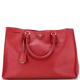 Prada Lux Open Tote Saffiano Leather Large