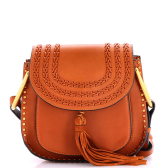 Chloe Hudson Handbag Whipstitch Leather Small