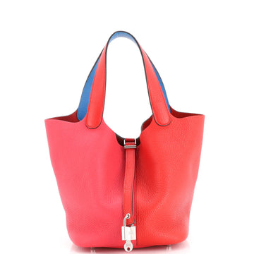Hermes Casaque Picotin Lock Bag Clemence MM