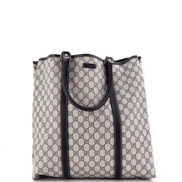 Gucci Joy Tote GG Coated Canvas with Leather Large