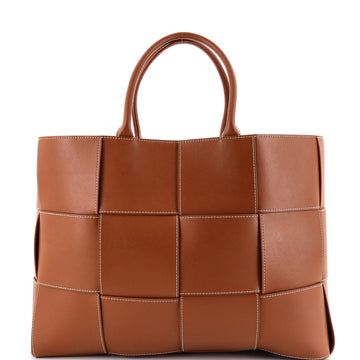Bottega Veneta Arco Tote Maxi Intrecciato Leather Large