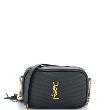 Saint Laurent Lou Camera Bag Matelasse Chevron Leather Mini