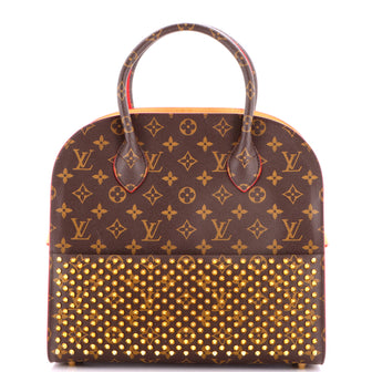 Louis Vuitton x Christian Louboutin Shopping Bag Calf Hair and Monogram Canvas