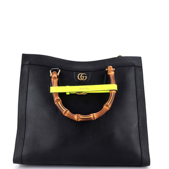 Gucci Diana NM Bamboo Handle Tote Leather Medium