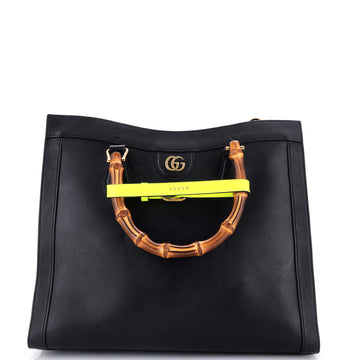 Gucci Diana NM Bamboo Handle Tote Leather Medium