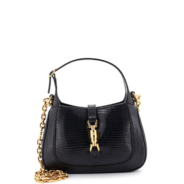 Gucci Jackie 1961 Chain Hobo Lizard Mini