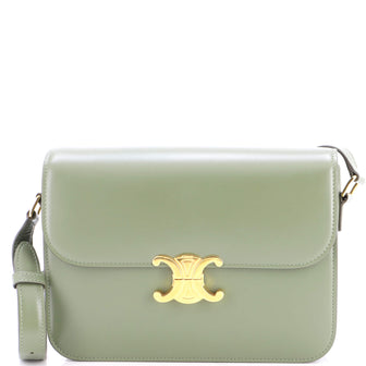 Celine Triomphe Shoulder Bag Smooth Calfskin Large