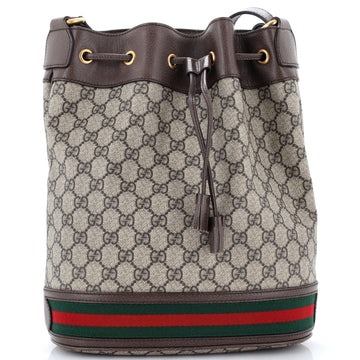 Gucci Ophidia Bucket Bag GG Coated Canvas Medium