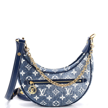 Louis Vuitton Loop Handbag Monogram Jacquard Denim
