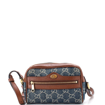 Gucci Ophidia Shoulder Bag GG Denim Mini