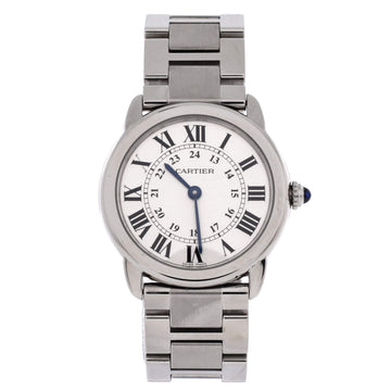 Cartier Ronde Solo de Cartier Quartz Watch Stainless Steel 29