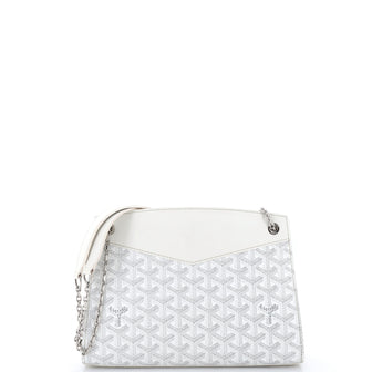 Goyard Structured Rouette Chain Shoulder Bag Coated Canvas PM