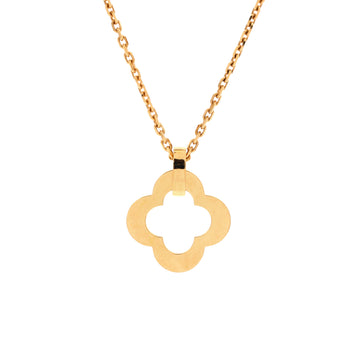 Van Cleef & Arpels Byzantine Alhambra Pendant Necklace 18K Yellow Gold