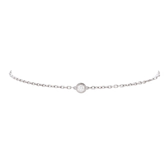 Cartier D'Amour Bracelet 18K White Gold and Diamond Small