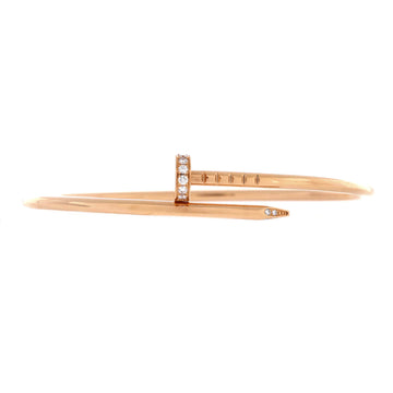 Cartier Juste un Clou Bracelet 18K Rose Gold with Diamonds Small
