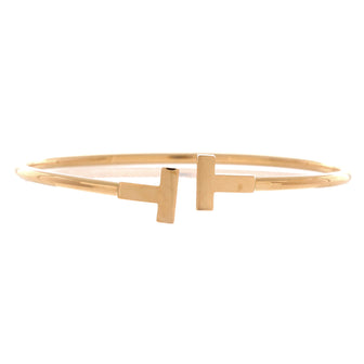 Tiffany & Co. T Wire Bracelet 18K Rose Gold
