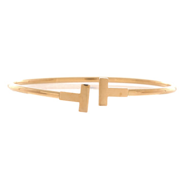 Tiffany & Co. T Wire Bracelet 18K Rose Gold
