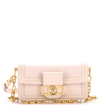 Louis Vuitton Dauphine Shoulder Bag Leather East West