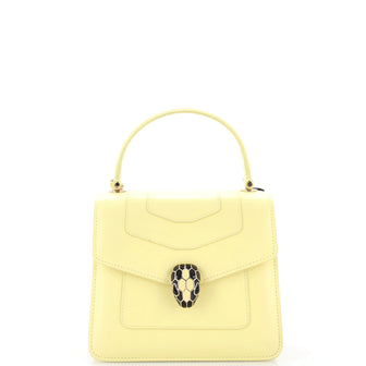 Bvlgari Serpenti Forever Top Handle Bag Leather Small
