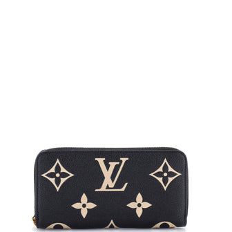 Louis Vuitton Zippy Wallet Bicolor Monogram Empreinte Giant