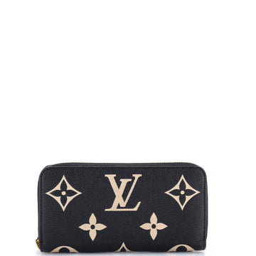 Louis Vuitton Zippy Wallet Bicolor Monogram Empreinte Giant