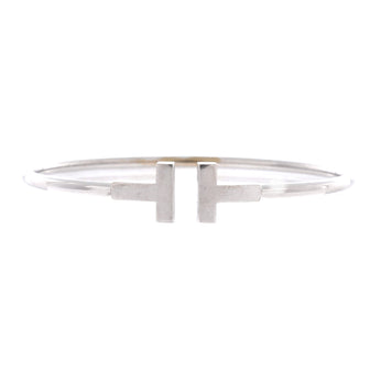 Tiffany & Co. T Wire Bracelet 18K White Gold
