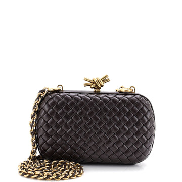 Bottega Veneta Box Knot Clutch NM Intrecciato Nappa Small