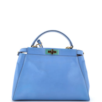 Fendi Peekaboo Bag Soft Leather Regular