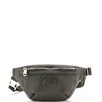 Gucci Belt Bag Jumbo GG Embossed Leather Small