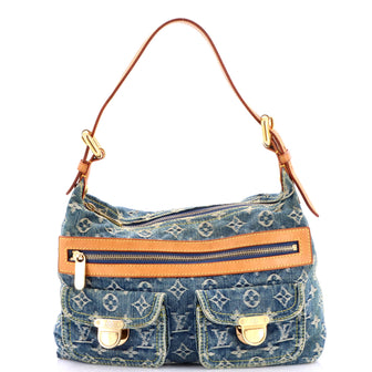 Louis Vuitton Baggy Handbag Denim PM