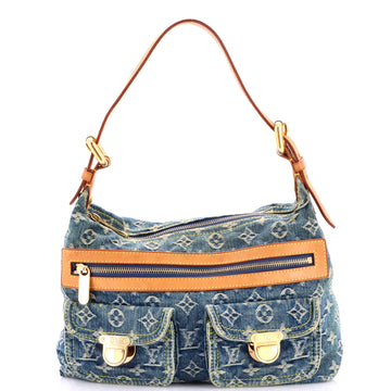 Louis Vuitton Baggy Handbag Denim PM