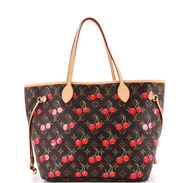Louis Vuitton x Takashi Murakami Neverfull NM Tote Limited Edition Monogram Cerises MM