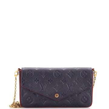 Louis Vuitton Felicie Pochette Monogram Empreinte Leather