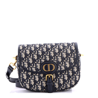 Christian Dior Bobby Flap Bag Oblique Canvas Medium