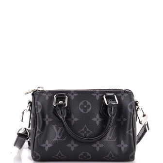 Louis Vuitton Speedy Bandouliere NM Bag Monogram Eclipse Canvas Nano