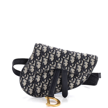 Christian Dior Saddle Belt Bag Oblique Canvas