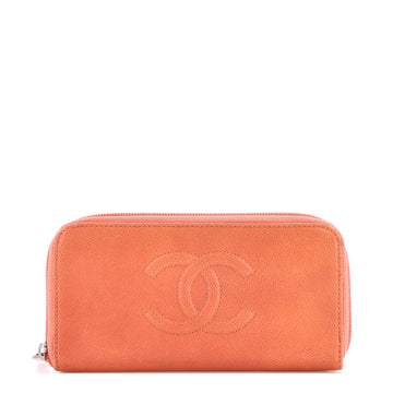 Chanel Timeless CC Zipped Wallet Caviar Long