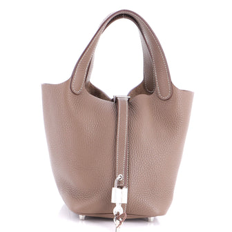 Hermes Picotin Lock Bag Clemence PM